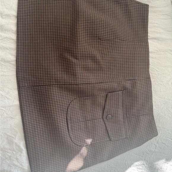 House of Harlow 1960 Brown & Navy Mini Skirt - Picture 4 of 8